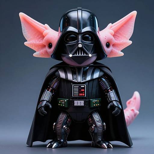 Tech-Infused Darth Vader Axolotl