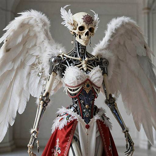 Art Nouveau Biomechanical Death Angel