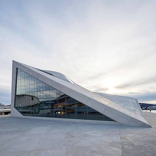 Modern Architecture of Oslo Opera House