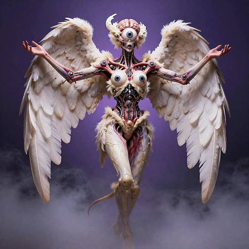 Cracked Ivory Angel of Ultraviolet Ecstasy