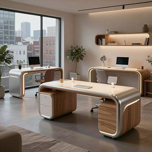 Futuristic AI-Designed Urban Loft