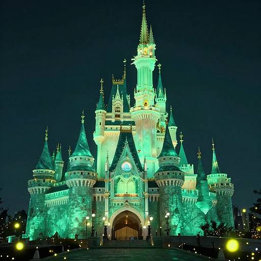 Magical Emerald City Fantasy Castle