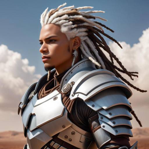 Cyborg Warrior Gazing at the Sky Cyborg Warrior Gazing at the Sky