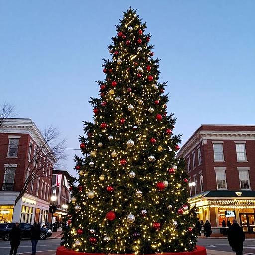 Raleigh Christmas Tree on Fayetteville Street