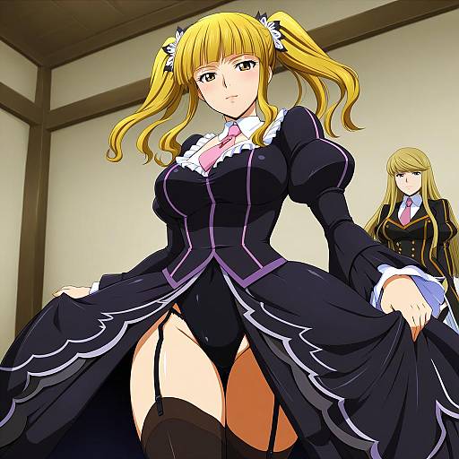 Illustration of Asmodeus (umineko), umineko no naku koro ni in the style of Puge