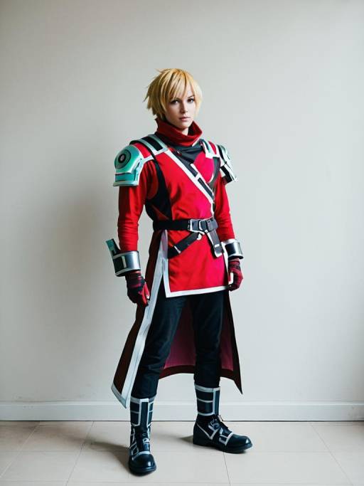 Realistic Shulk Cosplay Photo of Man