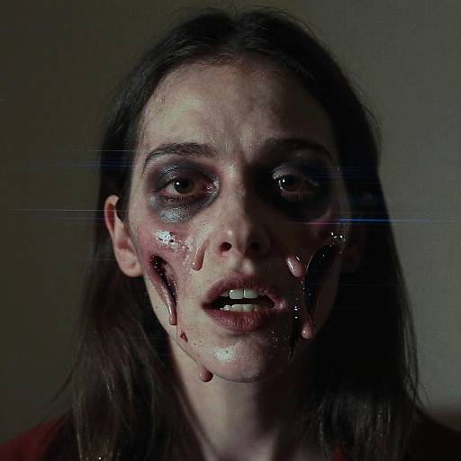 Analog Horror Face Distortion