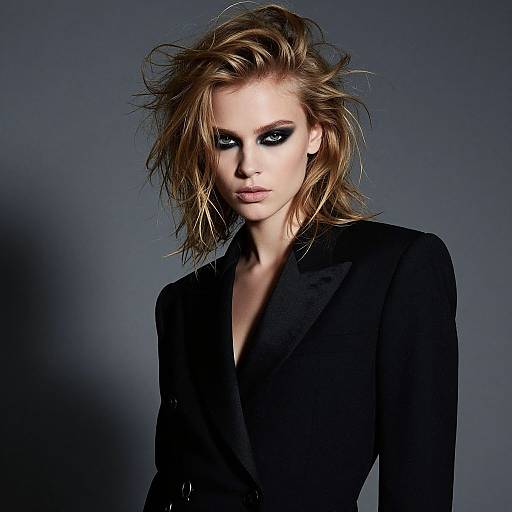 Chaotic Elegance: Blond Hair Fashion