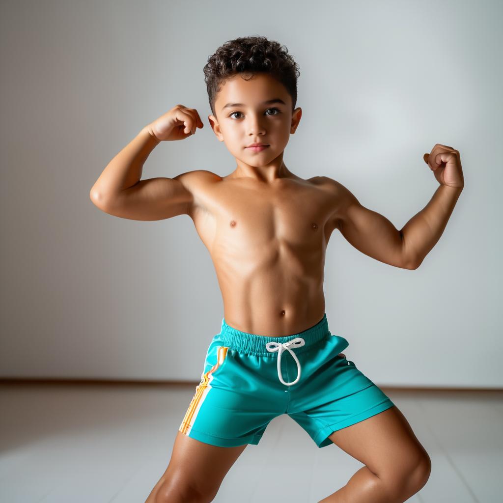 Artistic Studio Photo of Latin Boy