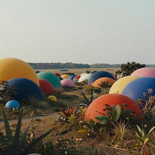 Surreal Dreamscape with Vibrant Colors