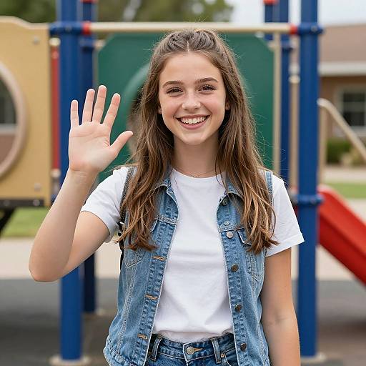 Photorealistic Ashley Spinelli Playground