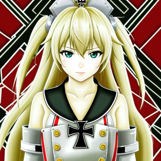 Illustration of Admiral hipper (azur lane), azur lane in the style of 23 (real xxiii)