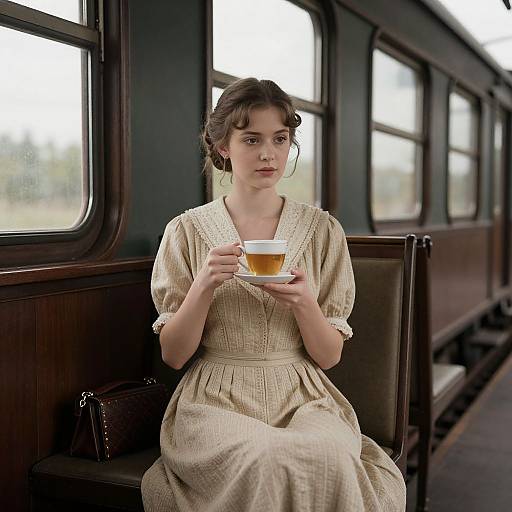 Elegance on a Vintage Railway Journey
