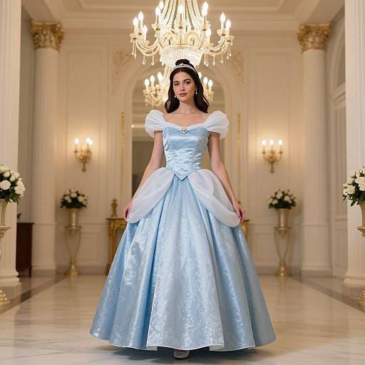 Princess Aurora in Blue Dress