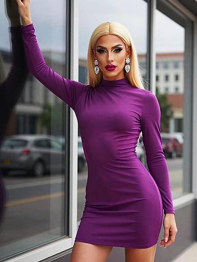 Transgender Bold Street-Style Fashion Portrait