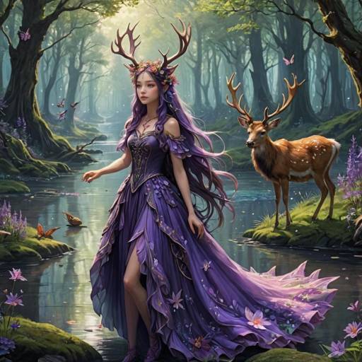 Enchanting Fairy Girl in Nature