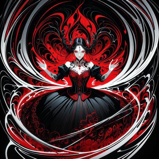 Enchantress in Dynamic Abstract Motion