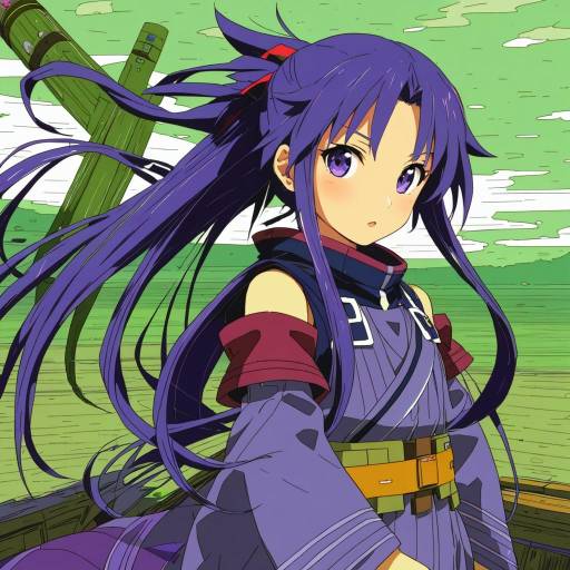 Illustration of Akatsuki (log horizon), log horizon in the style of Kani biimu