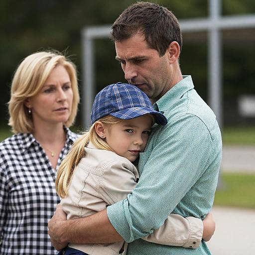 Family Outdoor Portrait with Expressive Details