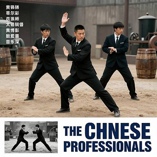 The Chinese Professionals Martial Arts Poster