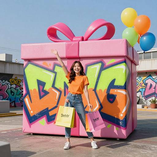 Citrus-Neon Graffiti TV Ad Full-Body