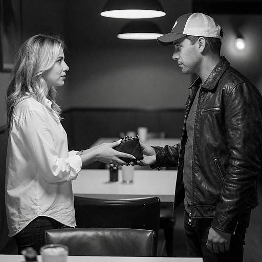 Intense Moments in a Dim Restaurant