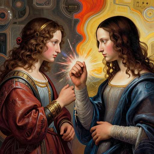 Surreal Digital Art Battle Clash