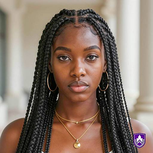 Portrait of a Young Black Woman