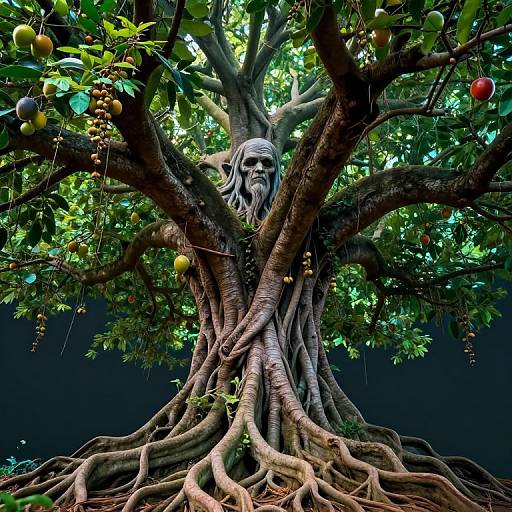 Magnificent Psychedelic Fruit Tree