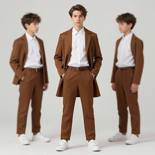 Realistic Male Coat and Pants Set