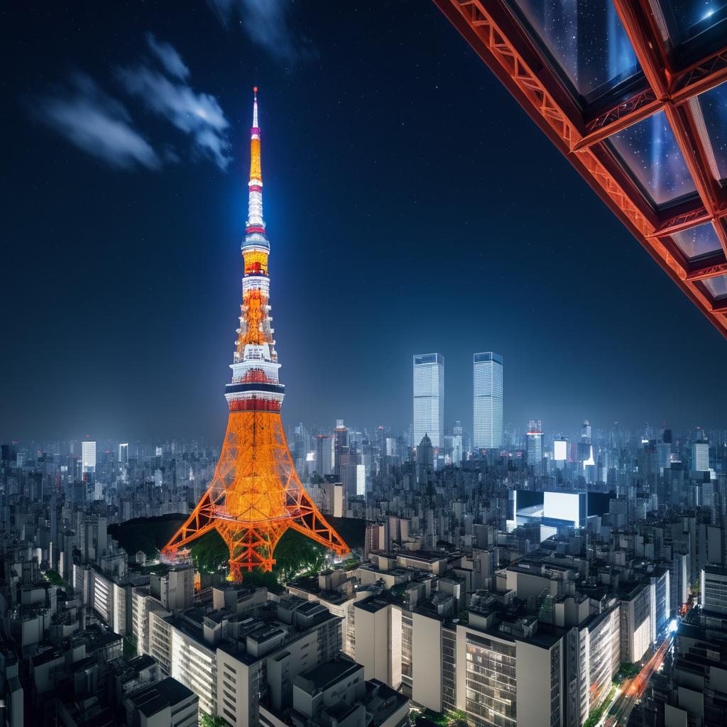 Tokyo Tower Reimagined by I.M. Pei