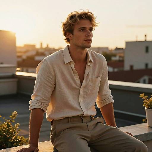 Hyperrealistic Portrait of Young Man