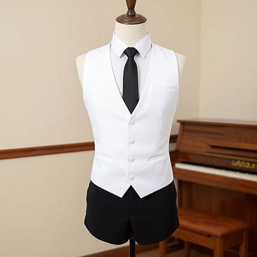 Jazz Dance Costume in Elegant Attire