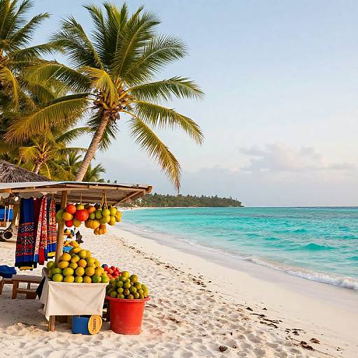Savador Tropical Beach Morning Scene