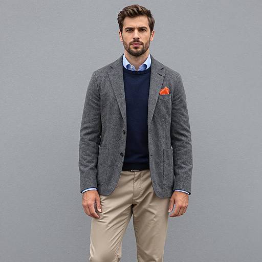 Stylish Casual Attire for a Confident Man