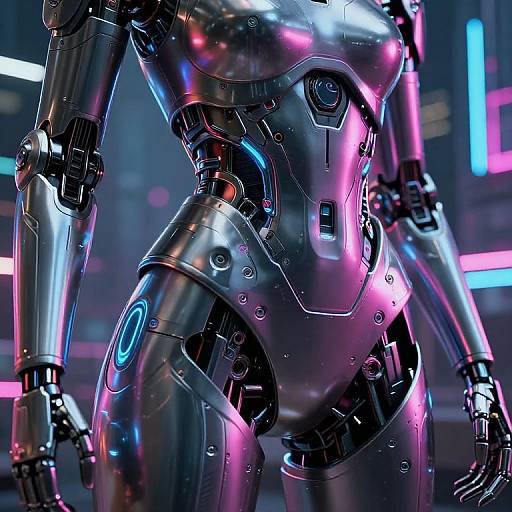 Cyberpunk Futuristic Cybernetic Waist Design