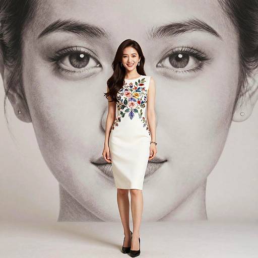 Stunning Portrait of a Woman in Dress