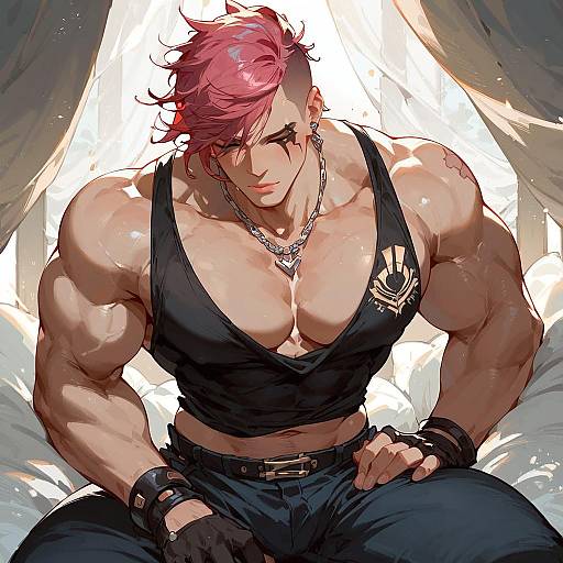 Volumetric Lit Muscular Character, Score Focus