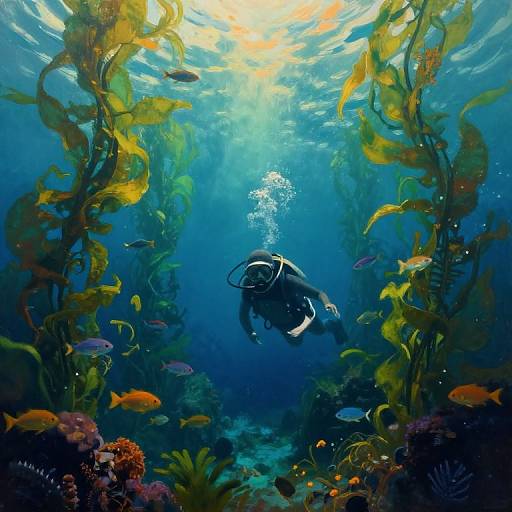 Impressionist Underwater Dreamscape