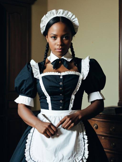 Django Unchained Maid Costume Cosplay