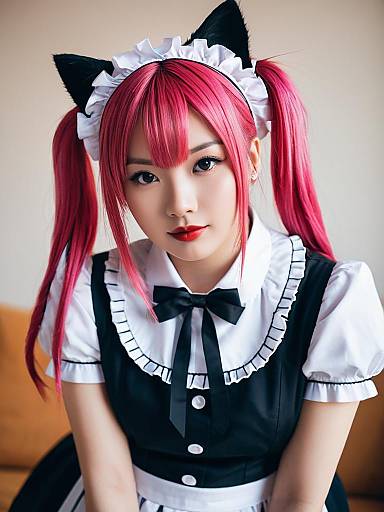 Lifestyle costume photo of Akiha rumiho. Cosplay clothes