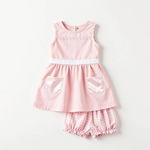 Pink Children's Fashion Editorial Setup