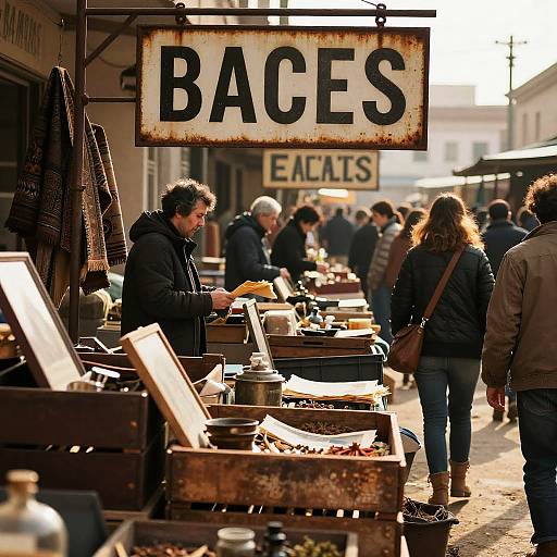 Vintage Market at Golden Hour