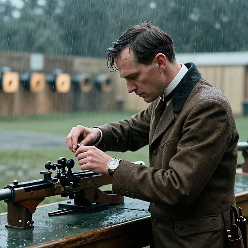 H.G. Wells Style Watch Setting Scene