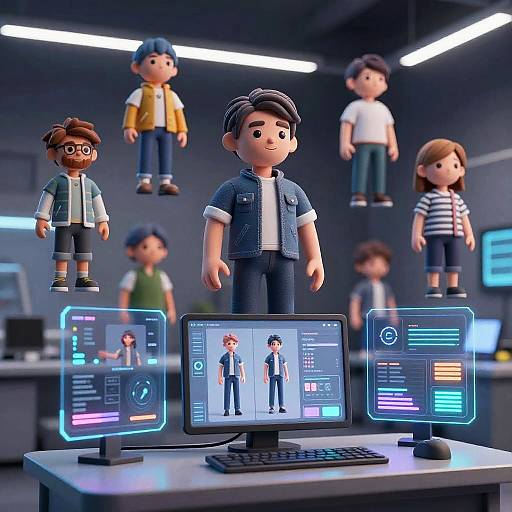 3D Avatar Creator in VR Lab