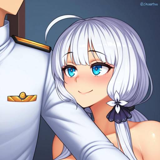 Illustration of Admiral (warship girls r), warship girls r in the style of Chikaretsu