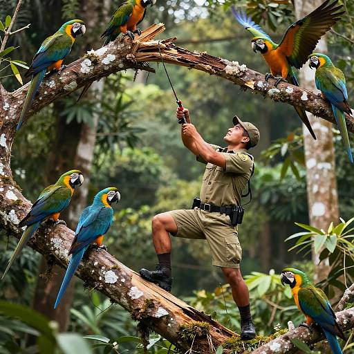Jungle Ranger with Grappling Hook
