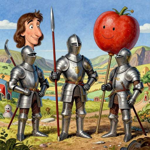 Monty Python Surreal Medieval Cartoon