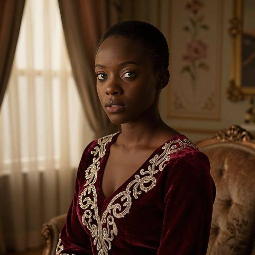 Photorealistic Portrait of Enigmatic Woman