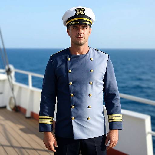 Photorealistic Ship Captain Portrait